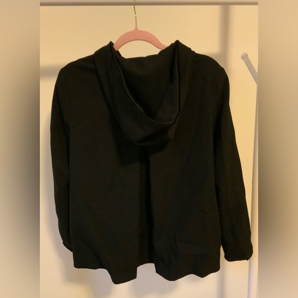 ZARA Black Hooded Jacket with Chinese button knot - Picture 5 of 6